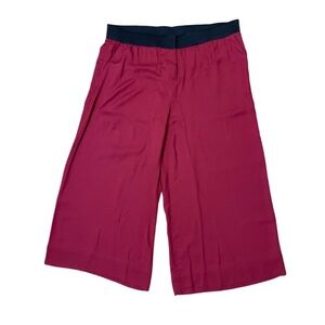 MARELLA by MAX MARA  Red Wide Leg Crop Pants Size12